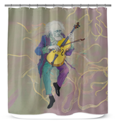 Jasmine Joy Shower Curtain in a bathroom setting